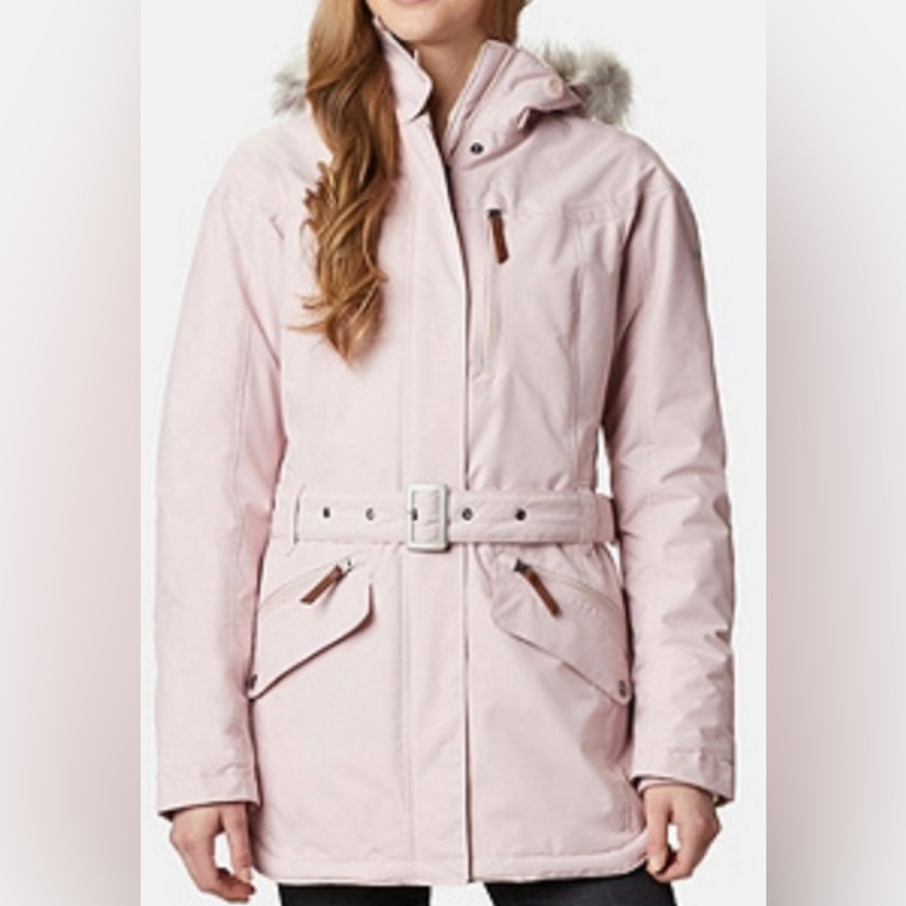 Columbia Carson Pass ll Women's Pink Belted Jacket S